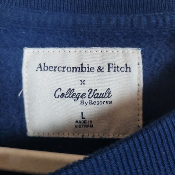 Abercrombie & Fitch Sweatshirt Mens Large University of Michigan College Vault - Picture 4 of 8